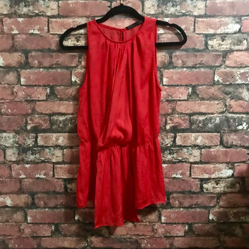 Zara Red Blouse